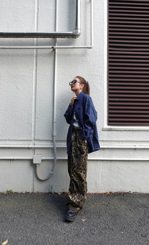 【追加予約!1月中旬~下旬発送予定】レオパードボリュームパンツ